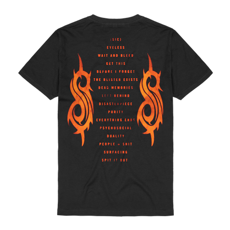 T-Shirt Manches courtes  de Slipknot - MSG Setlist - S à 3XL - pour Homme - noir - Slipknot - View 2