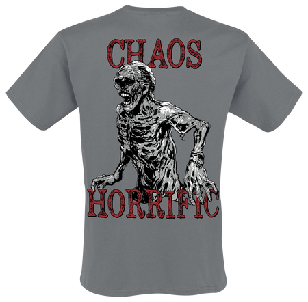 T-Shirt Manches courtes  de Cannibal Corpse - Chaos Horrific Bootleg - S à XL - pour Homme - anthracite - Cannibal Corpse - View 2