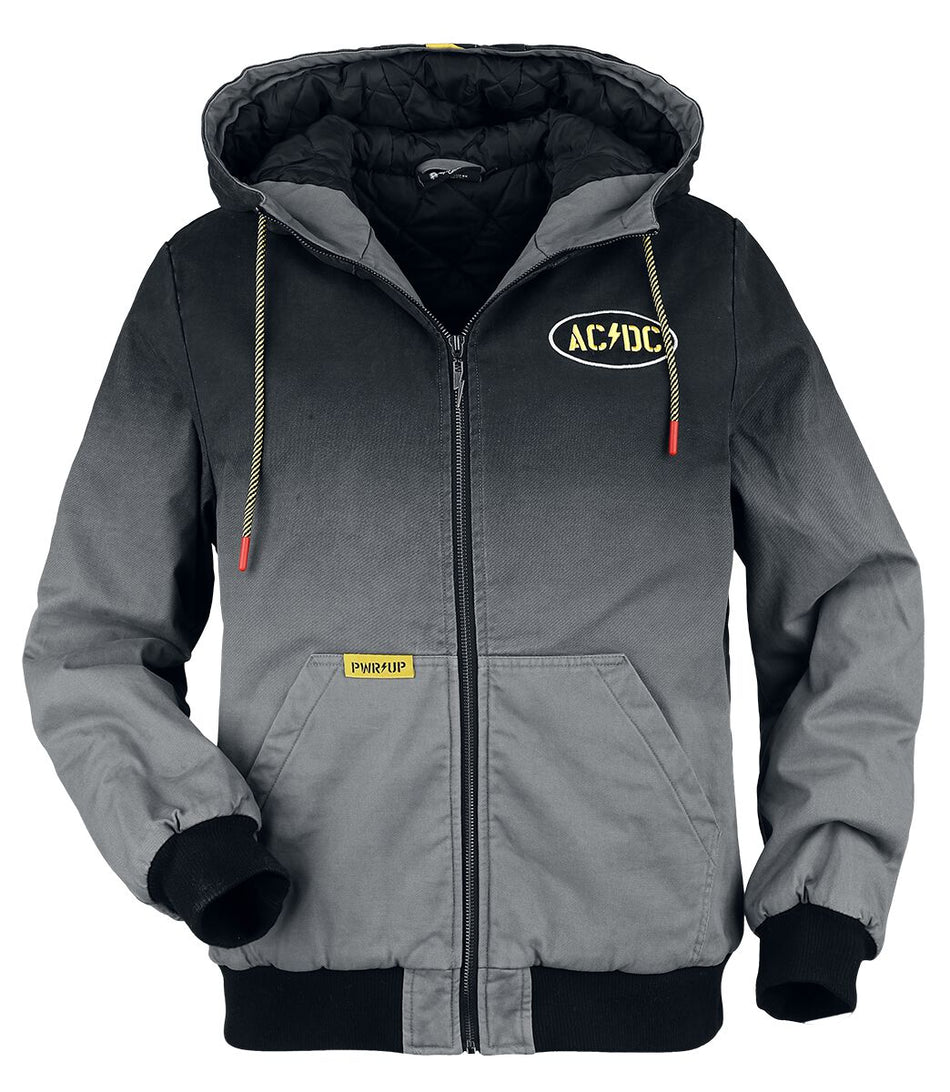 Veste d'hiver  de AC/DC - EMP Signature Collection - S à XXL - pour Homme - gris/noir - AC/DC