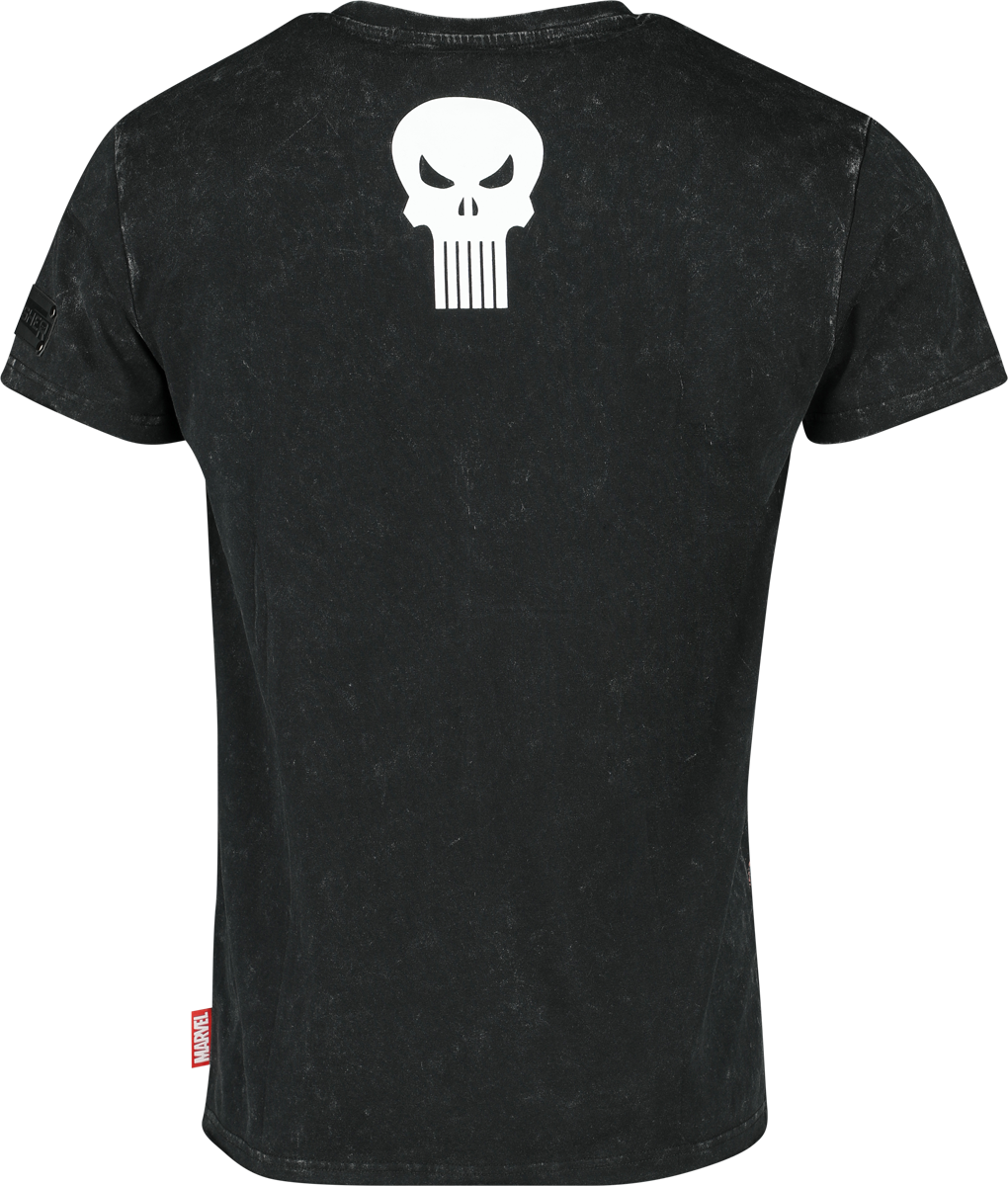 T-Shirt Manches courtes Disney de The Punisher - Skull - M à L - pour Homme - noir - The Punisher - View 2