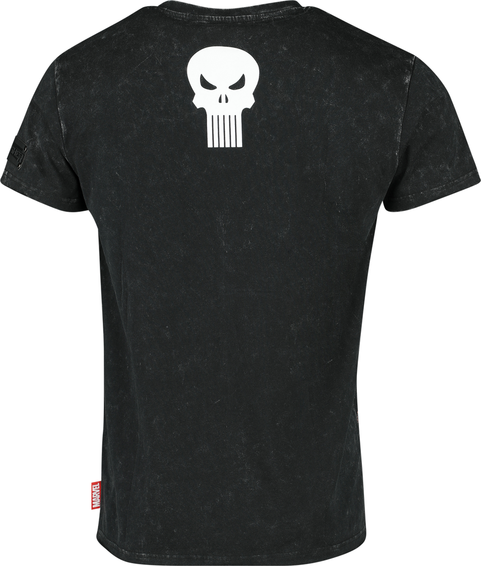 T-Shirt Manches courtes Disney de The Punisher - Skull - M à L - pour Homme - noir - The Punisher - View 2