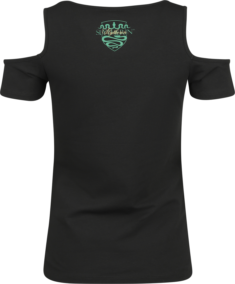 T-Shirt Manches courtes  de Harry Potter - Serpentard - S à XXL - pour Femme - noir - Harry Potter - View 2