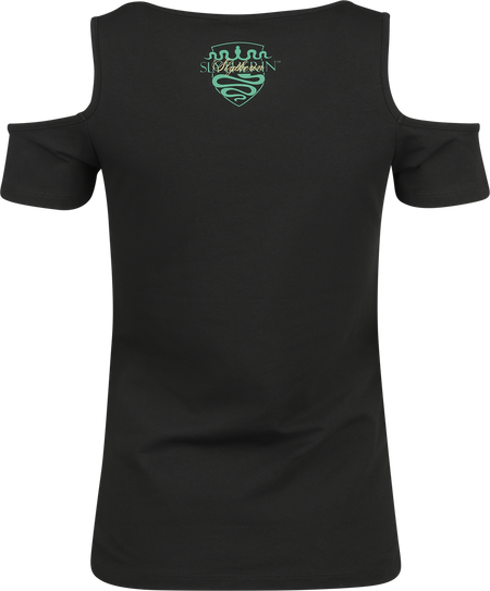 T-Shirt Manches courtes  de Harry Potter - Serpentard - S à XXL - pour Femme - noir - Harry Potter - View 2