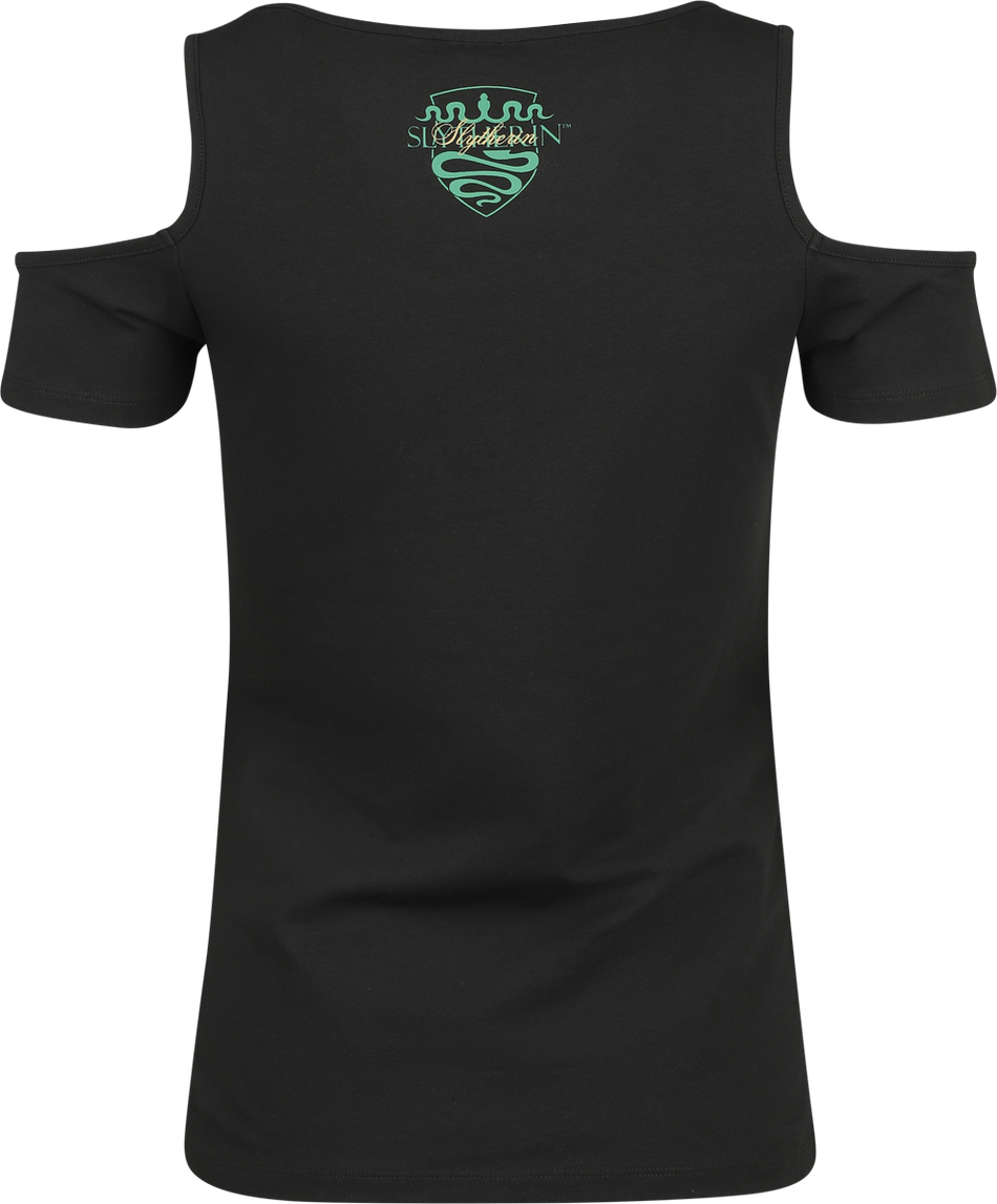 T-Shirt Manches courtes  de Harry Potter - Serpentard - S à XXL - pour Femme - noir - Harry Potter - View 2