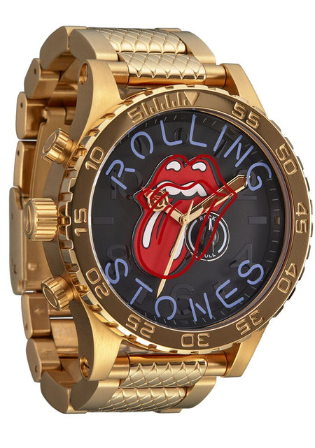 Montres bracelets  de The Rolling Stones - Nixon - 51-30 - pour Homme - couleur or - The Rolling Stones