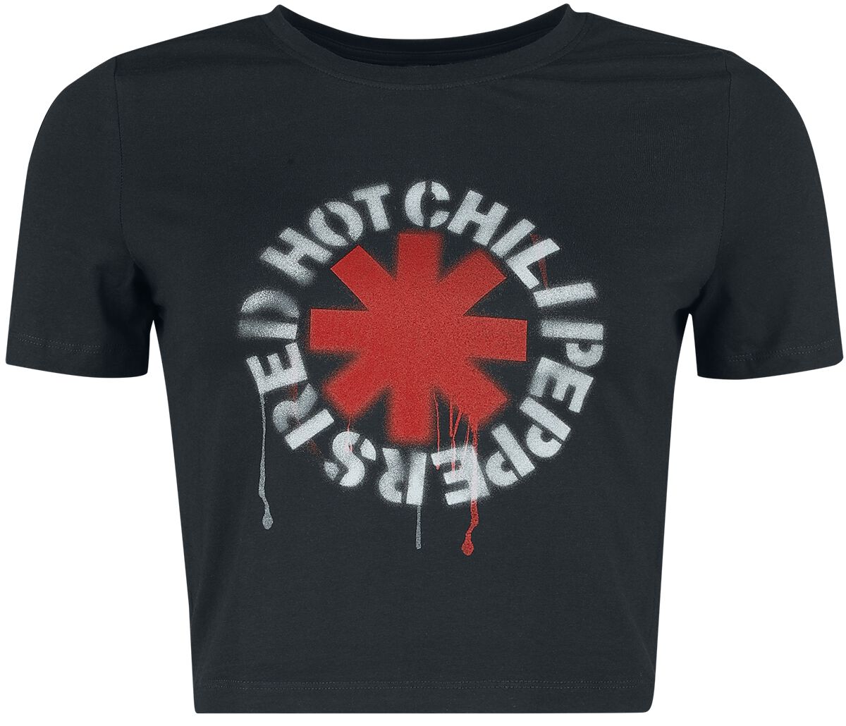 T-Shirt Manches courtes  de Red Hot Chili Peppers - Stencil Asteriks - XS à XL - pour Femme - noir - Red Hot Chili Peppers