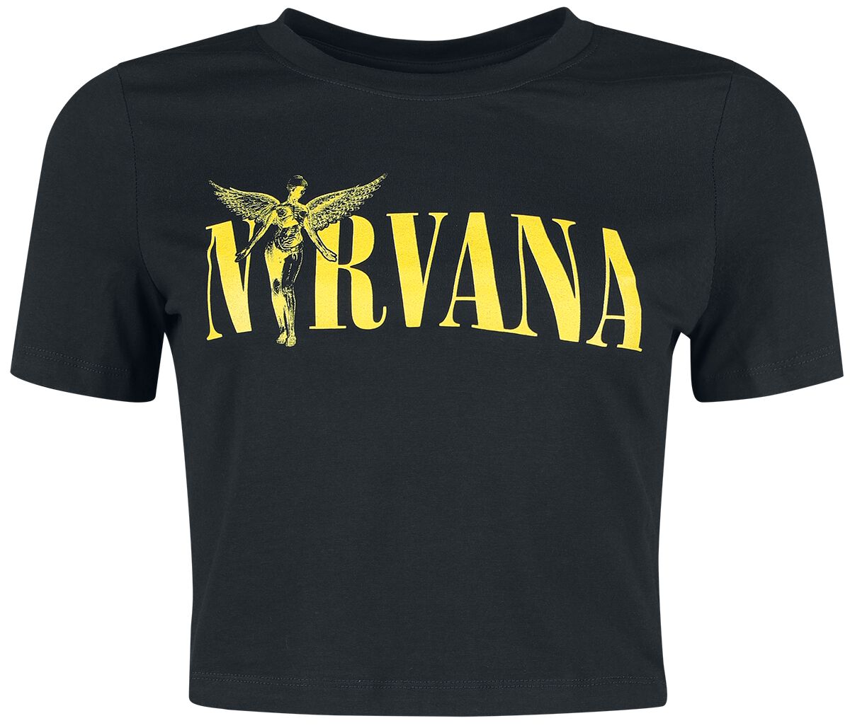 T-Shirt Manches courtes  de Nirvana - Text - XS à L - pour Femme - noir - Nirvana