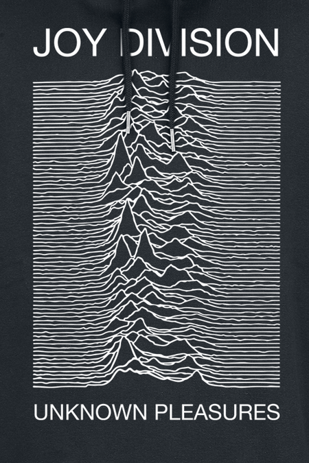 Sweat-shirt à capuche  de Joy Division - Amplified Collection - Unknown Pleasures - S à 3XL - pour Homme - noir - Joy Division - View 2