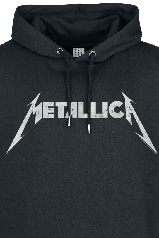 Sweat-shirt à capuche  de Metallica - Amplified Collection - White Logo - XS à XXL - pour Homme - noir - metallica - View 2