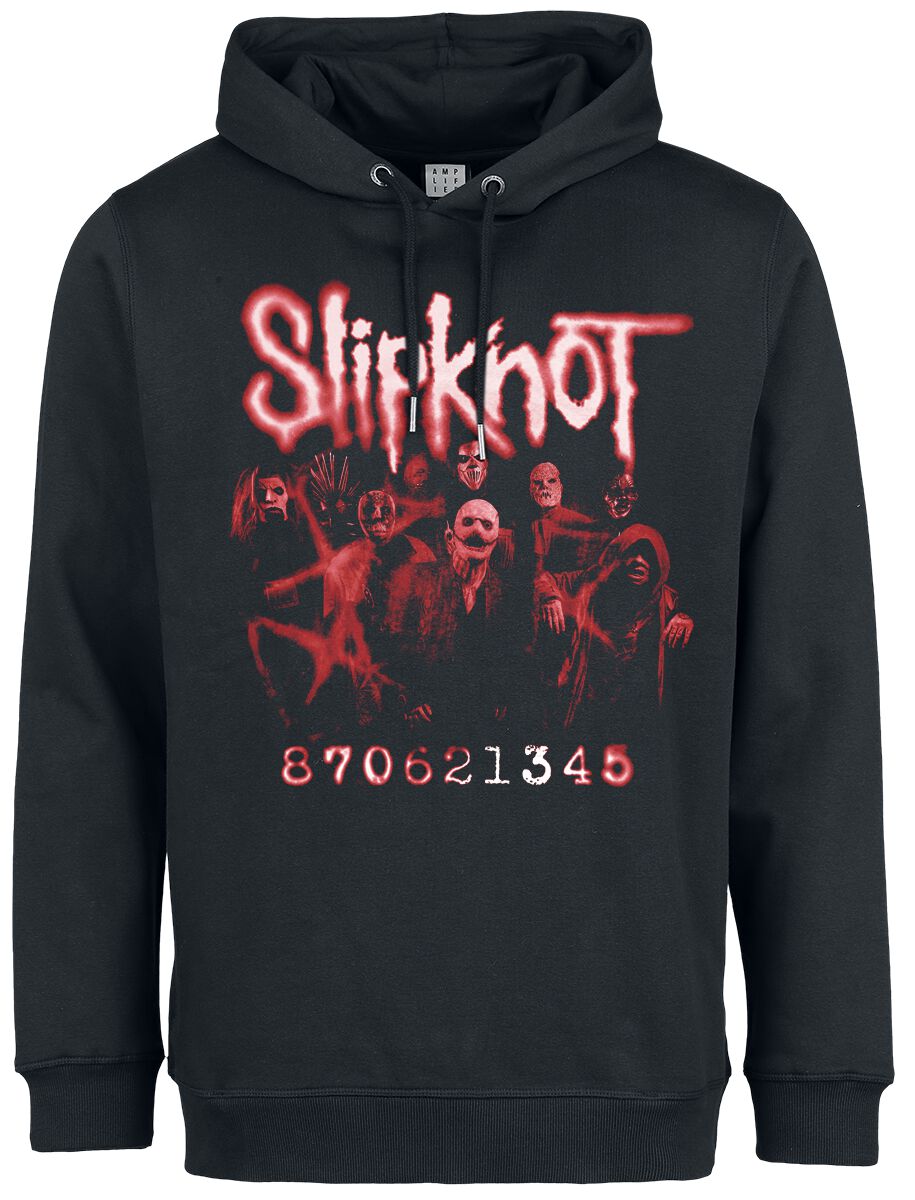 Sweat-shirt à capuche  de Slipknot - Amplified Collection - Code - S à 3XL - pour Homme - noir - Slipknot