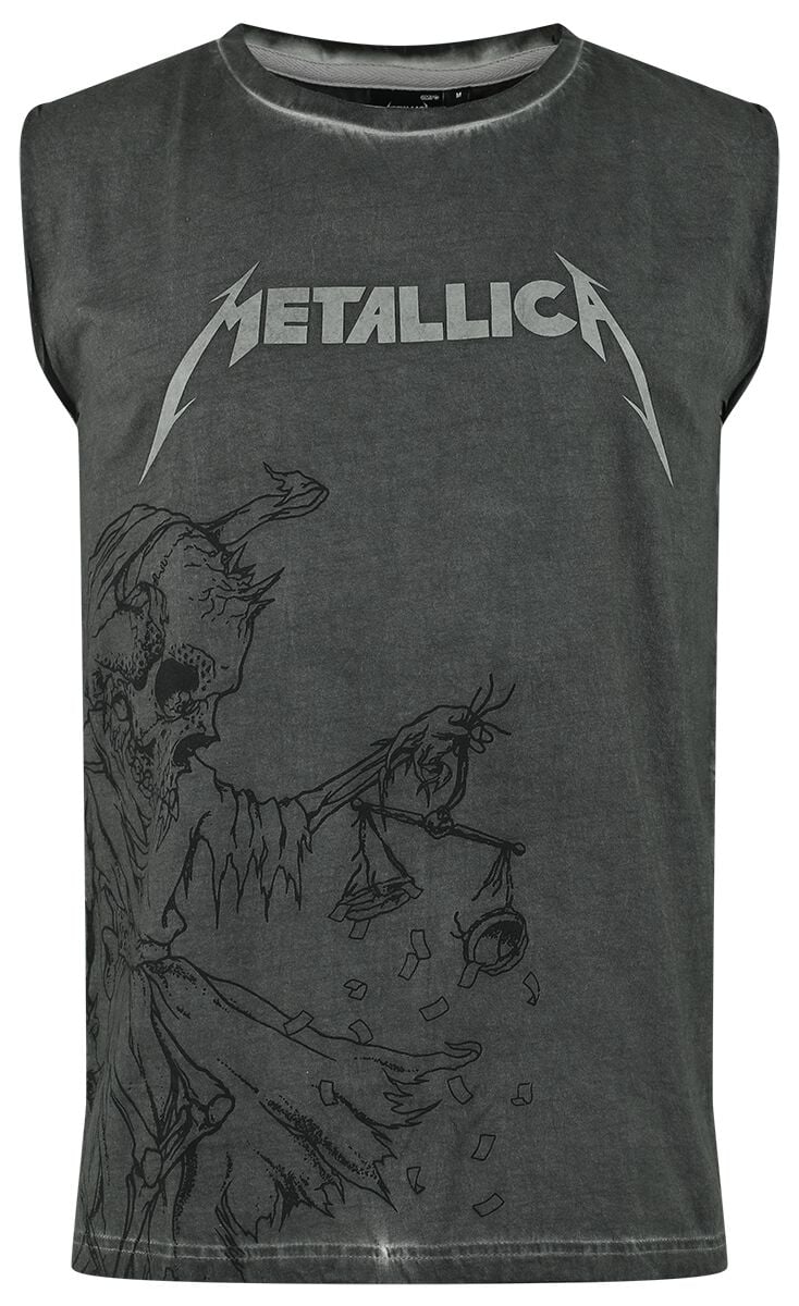 Débardeur  de Metallica - EMP Signature Collection - M à 3XL - pour Homme - gris - metallica