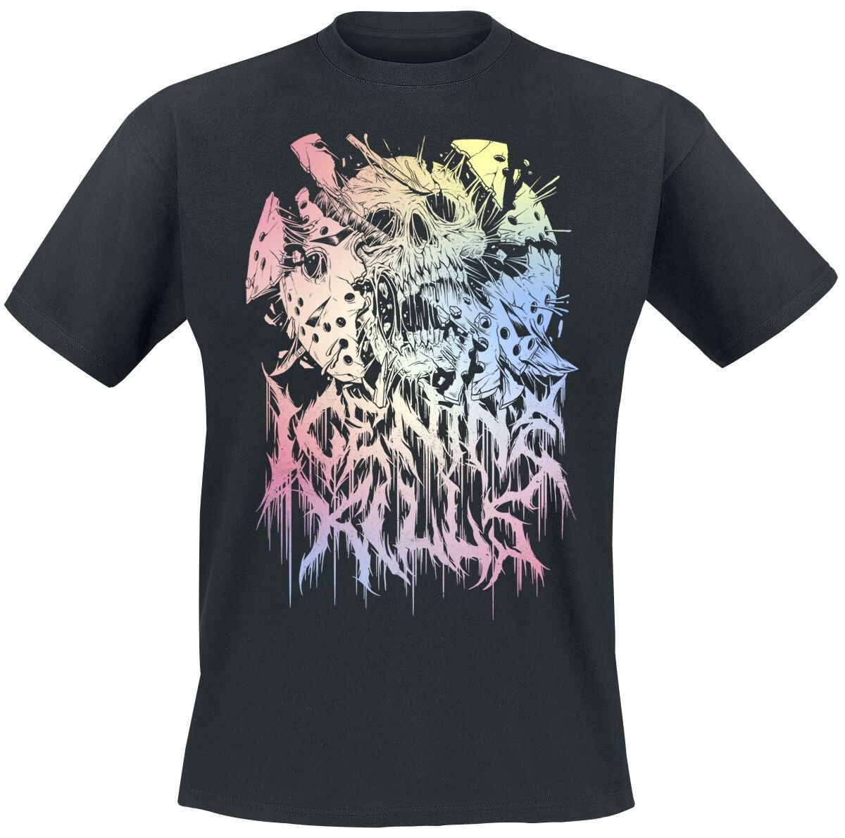 T-Shirt Manches courtes  de Ice Nine Kills - Pastel Skull - S à 4XL - pour Homme - noir - Ice Nine Kills