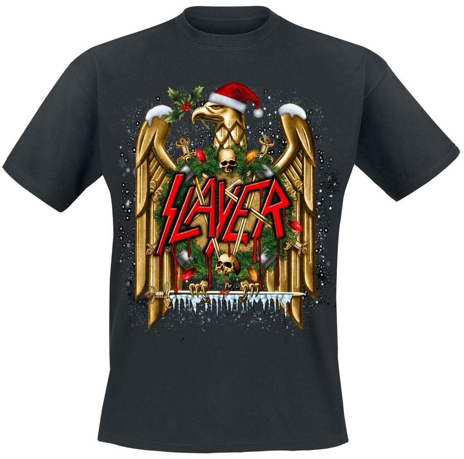 T-Shirt Manches courtes  de Slayer - Holiday Eagle - S à 4XL - pour Homme - noir - Slayer
