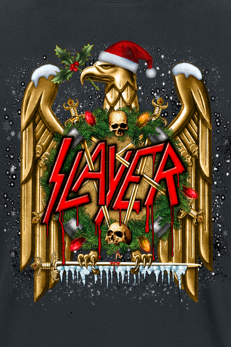 T-Shirt Manches courtes  de Slayer - Holiday Eagle - S à 4XL - pour Homme - noir - Slayer - View 2