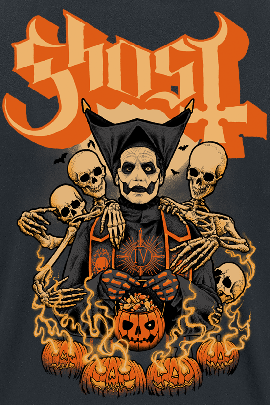 T-Shirt Manches courtes  de Ghost - Great Pumpkin - S à 4XL - pour Homme - noir - Ghost - View 2