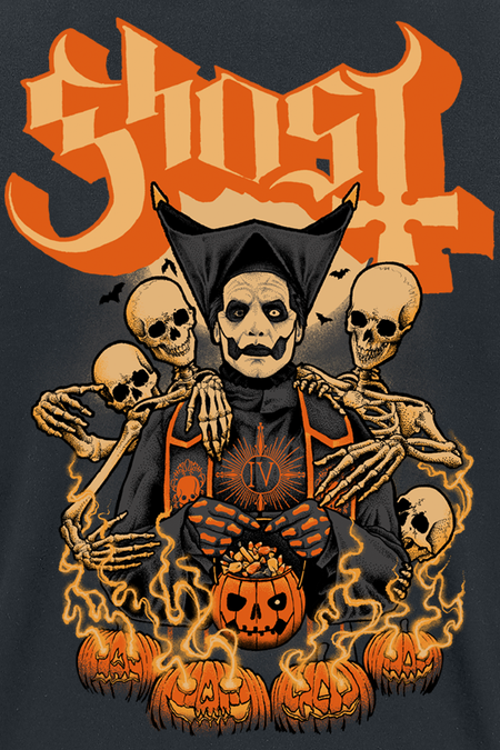 T-Shirt Manches courtes  de Ghost - Great Pumpkin - S à 4XL - pour Homme - noir - Ghost - View 2