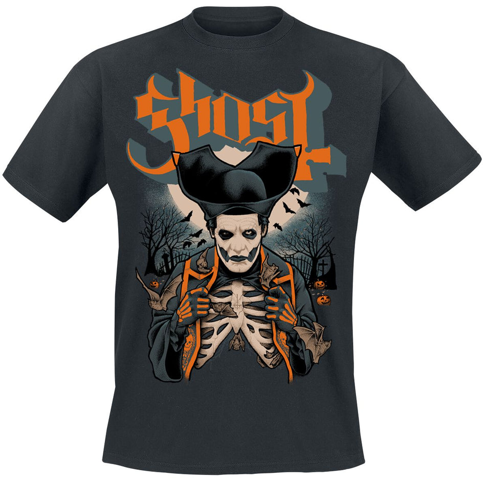 T-Shirt Manches courtes  de Ghost - Ribs & Bats - M à 4XL - pour Homme - noir - Ghost