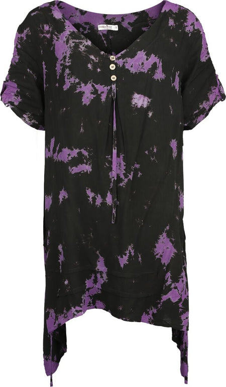 T-Shirt Manches courtes  de Innocent - Jacinta - Haut - XS à XL - pour Femme - lilas/noir - innocent