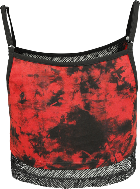 Top  de Heartless - Danica - Haut - M à XXL - pour Femme - noir/rouge - Heartless - View 2