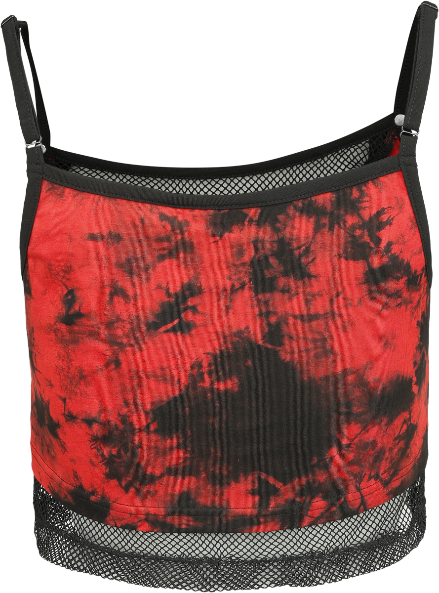 Top  de Heartless - Danica - Haut - M à XXL - pour Femme - noir/rouge - Heartless - View 2