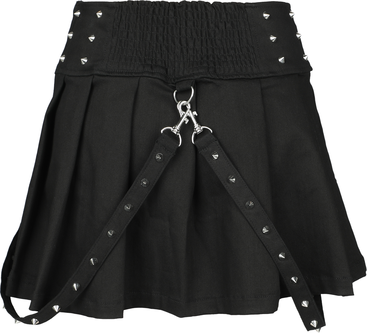 Jupe courte Gothic de Vixxsin - Lorena Skirt - S à XL - pour Femme - noir - Vixxsin - View 2