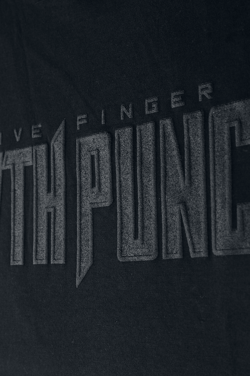 T-Shirt Manches courtes  de Five Finger Death Punch - Black On Black Knuckles V2 - S à 4XL - pour Homme - noir - Five Finger Death Punch - View 2