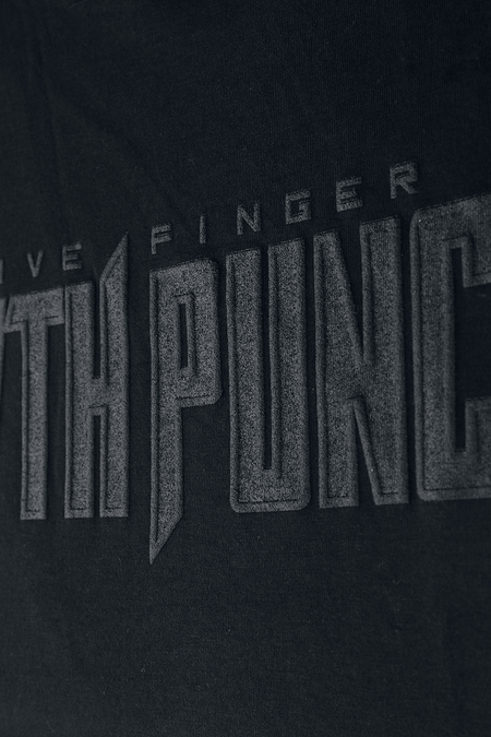 T-Shirt Manches courtes  de Five Finger Death Punch - Black On Black Knuckles V2 - S à 4XL - pour Homme - noir - Five Finger Death Punch - View 2