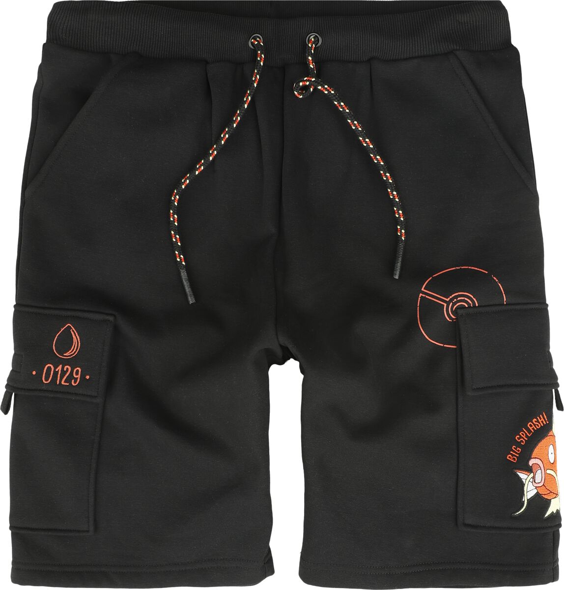 Short Gaming de Pokémon - Karpador - Hawaii - S à XL - pour Homme - noir - Pokémon