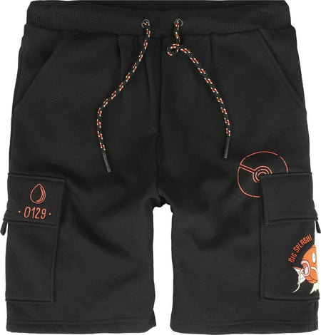 Short Gaming de Pokémon - Karpador - Hawaii - S à XL - pour Homme - noir - Pokémon
