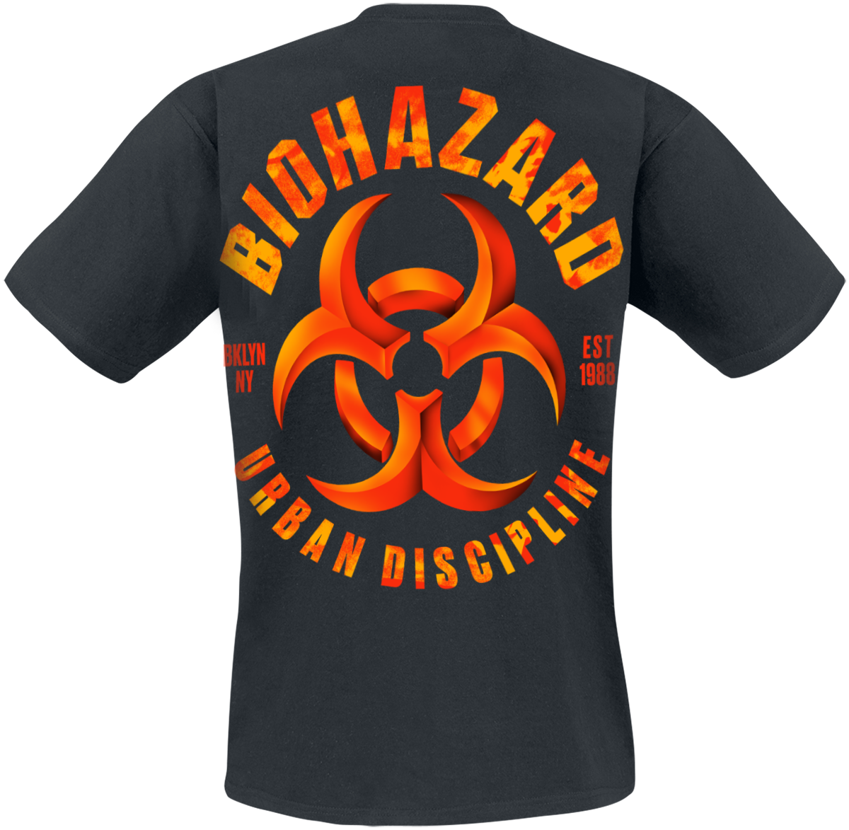 T-Shirt Manches courtes  de Biohazard - Urban discipline - S à 3XL - pour Homme - noir - Biohazard - View 2