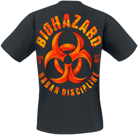 T-Shirt Manches courtes  de Biohazard - Urban discipline - S à 3XL - pour Homme - noir - Biohazard - View 2