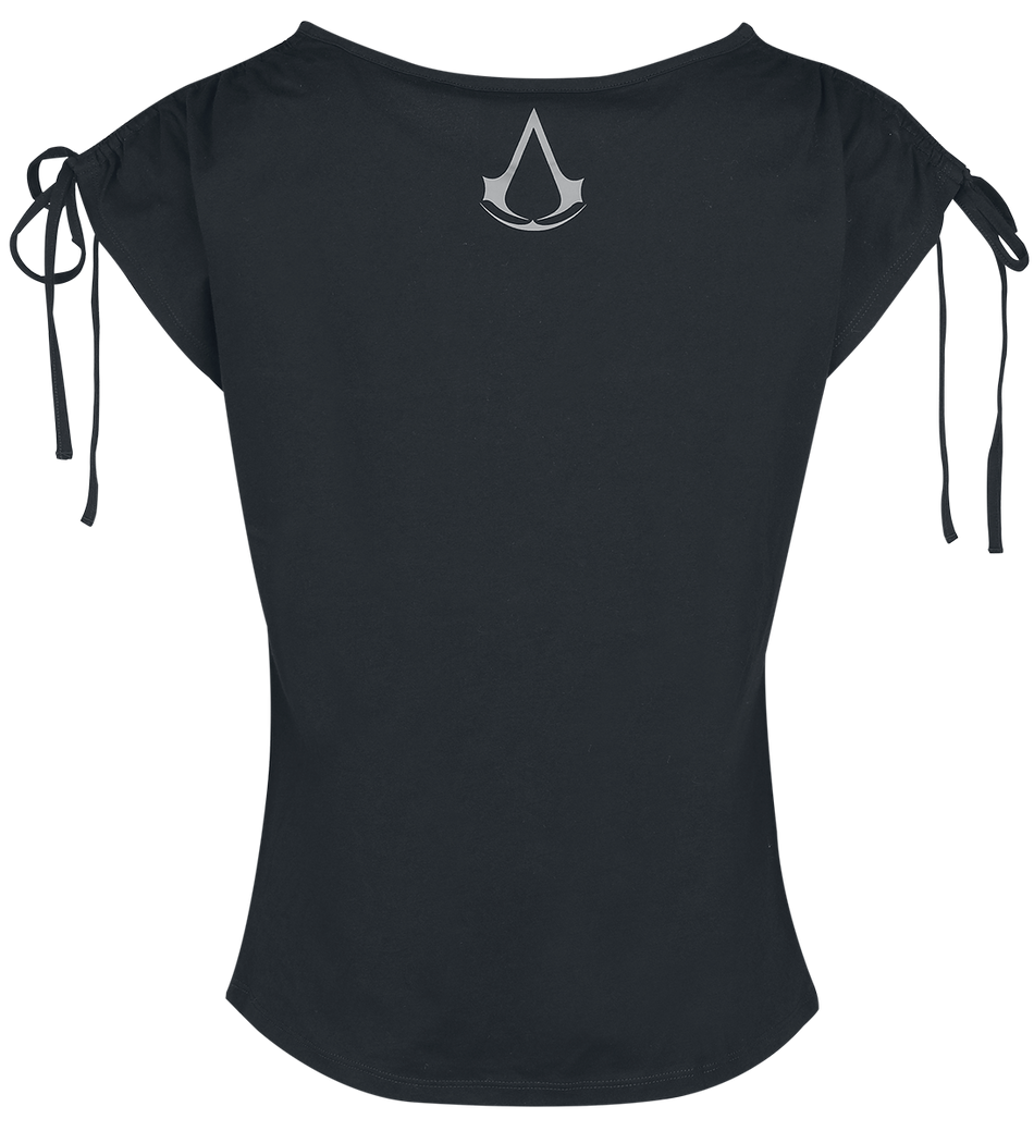 T-Shirt Manches courtes Gaming de Assassin's Creed - Ezio - S à XXL - pour Femme - noir - Assassin's Creed - View 2