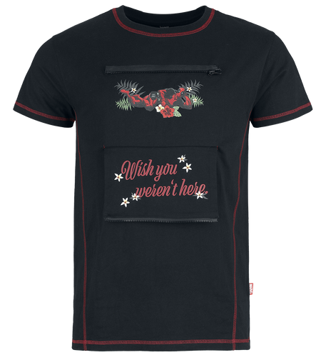 T-Shirt Manches courtes Disney de Deadpool - L - pour Homme - noir - Deadpool - View 2