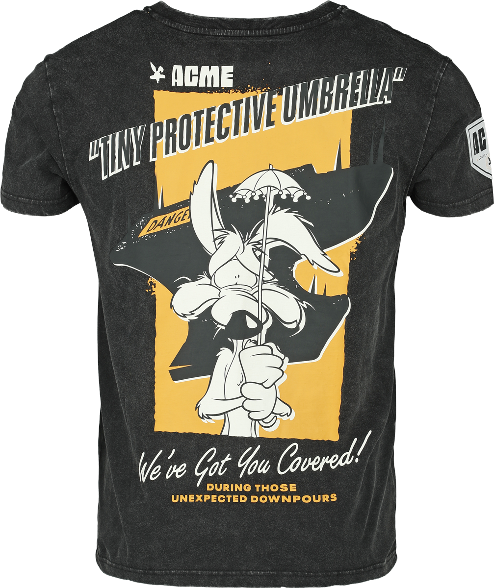 T-Shirt Manches courtes  de Looney Tunes - ACME - S à XXL - pour Homme - anthracite - Looney Tunes - View 2