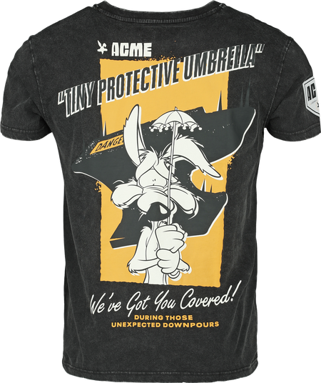 T-Shirt Manches courtes  de Looney Tunes - ACME - S à XXL - pour Homme - anthracite - Looney Tunes - View 2