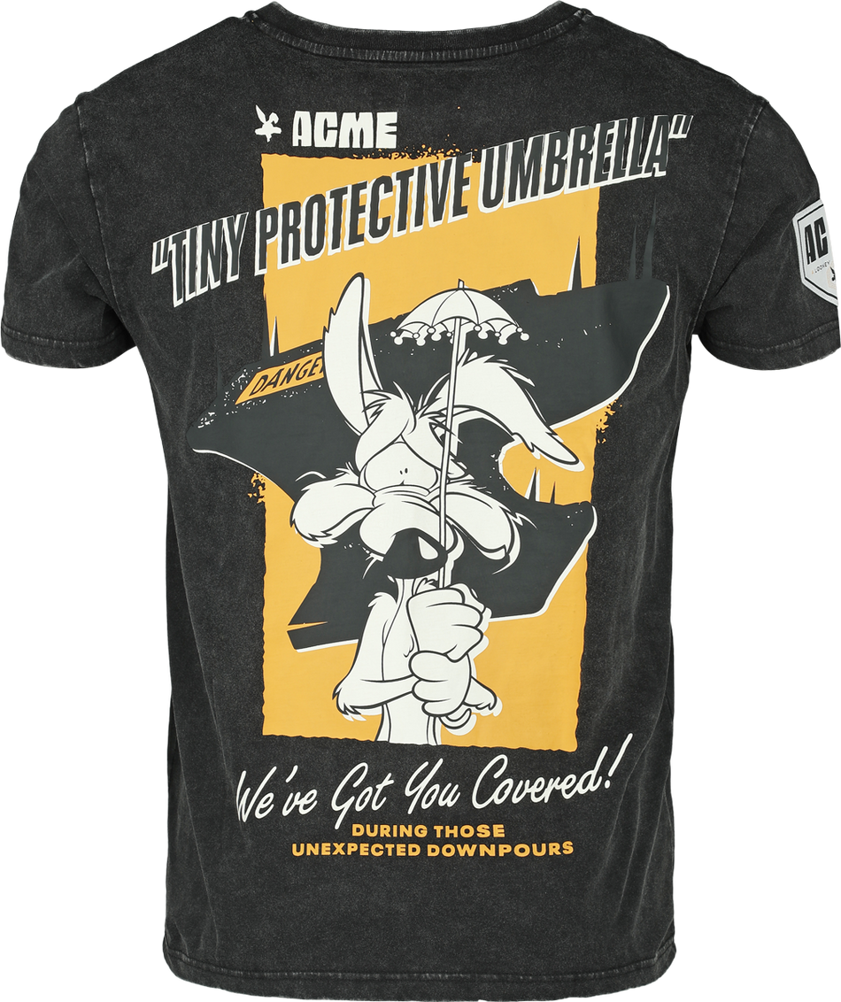 T-Shirt Manches courtes  de Looney Tunes - ACME - S à XXL - pour Homme - anthracite - Looney Tunes - View 2