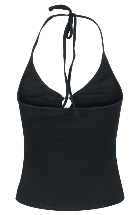Débardeur Gothic de Hell Bunny - Cheryl Top - L - pour Femme - noir - hell bunny - View 2