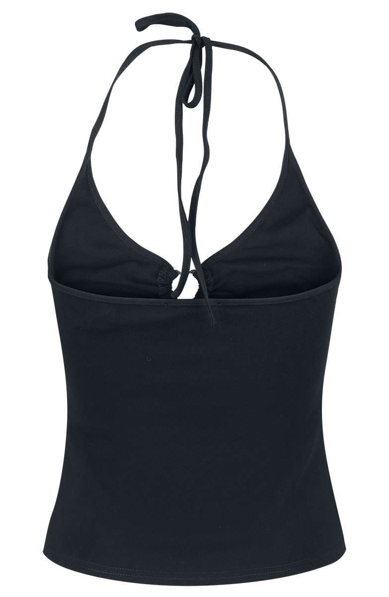Débardeur Gothic de Hell Bunny - Cheryl Top - L - pour Femme - noir - hell bunny - View 2