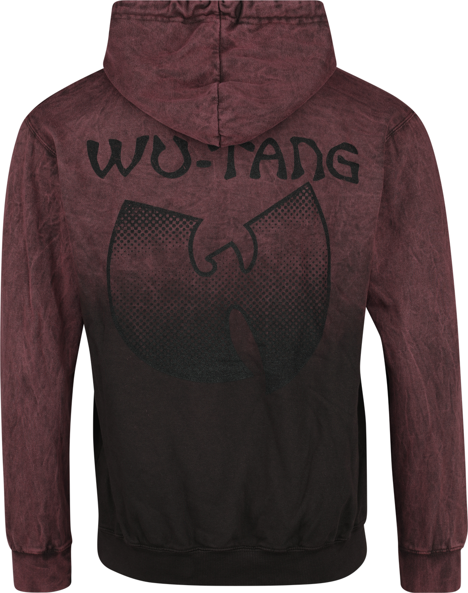 Sweat-shirt à capuche  de Wu-Tang Clan - Logo - M à XXL - pour Homme - rouge foncé - Wu-Tang Clan - View 2