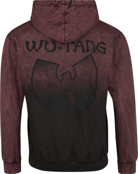 Sweat-shirt à capuche  de Wu-Tang Clan - Logo - M à XXL - pour Homme - rouge foncé - Wu-Tang Clan - View 2