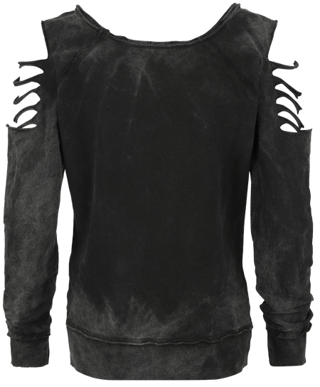 Sweat-shirt  de Red Hot Chili Peppers - Crest - S à M - pour Femme - gris foncé - Red Hot Chili Peppers - View 2