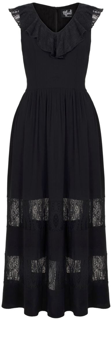 Robe longue  de Hell Bunny - Mortem Maxi Dress - XS à 4XL - pour Femme - noir - hell bunny