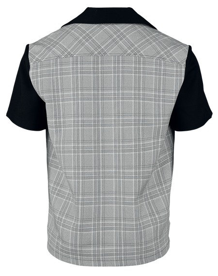 Chemise manches courtes Rockabilly de Chet Rock - Arlo Shirt - S à 4XL - pour Homme - noir/blanc - Chet Rock - View 2