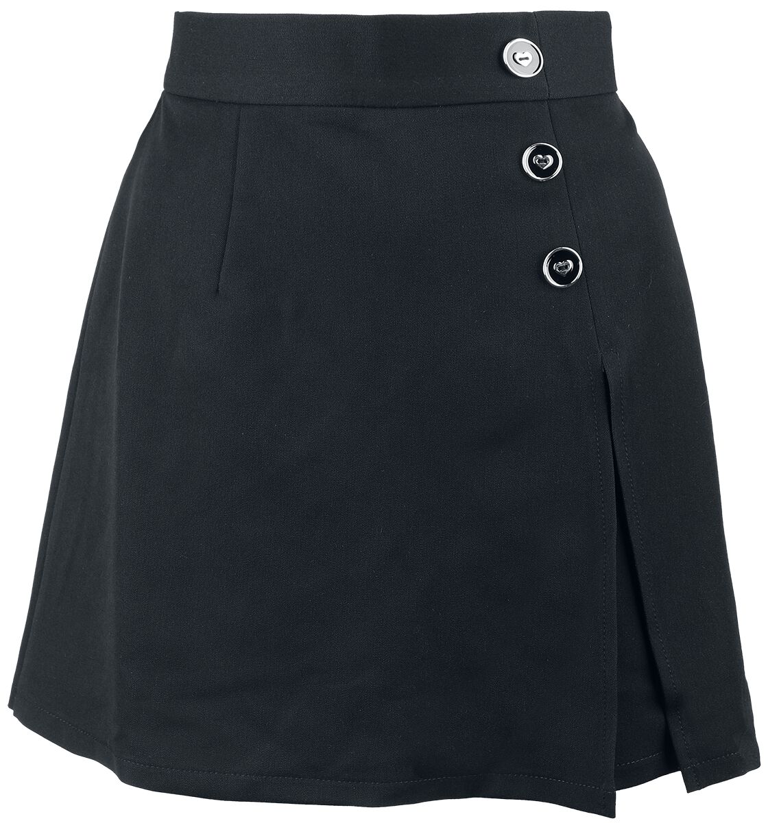 Short Gothic de Hell Bunny - Cooper Skorts - S - pour Femme - noir - hell bunny