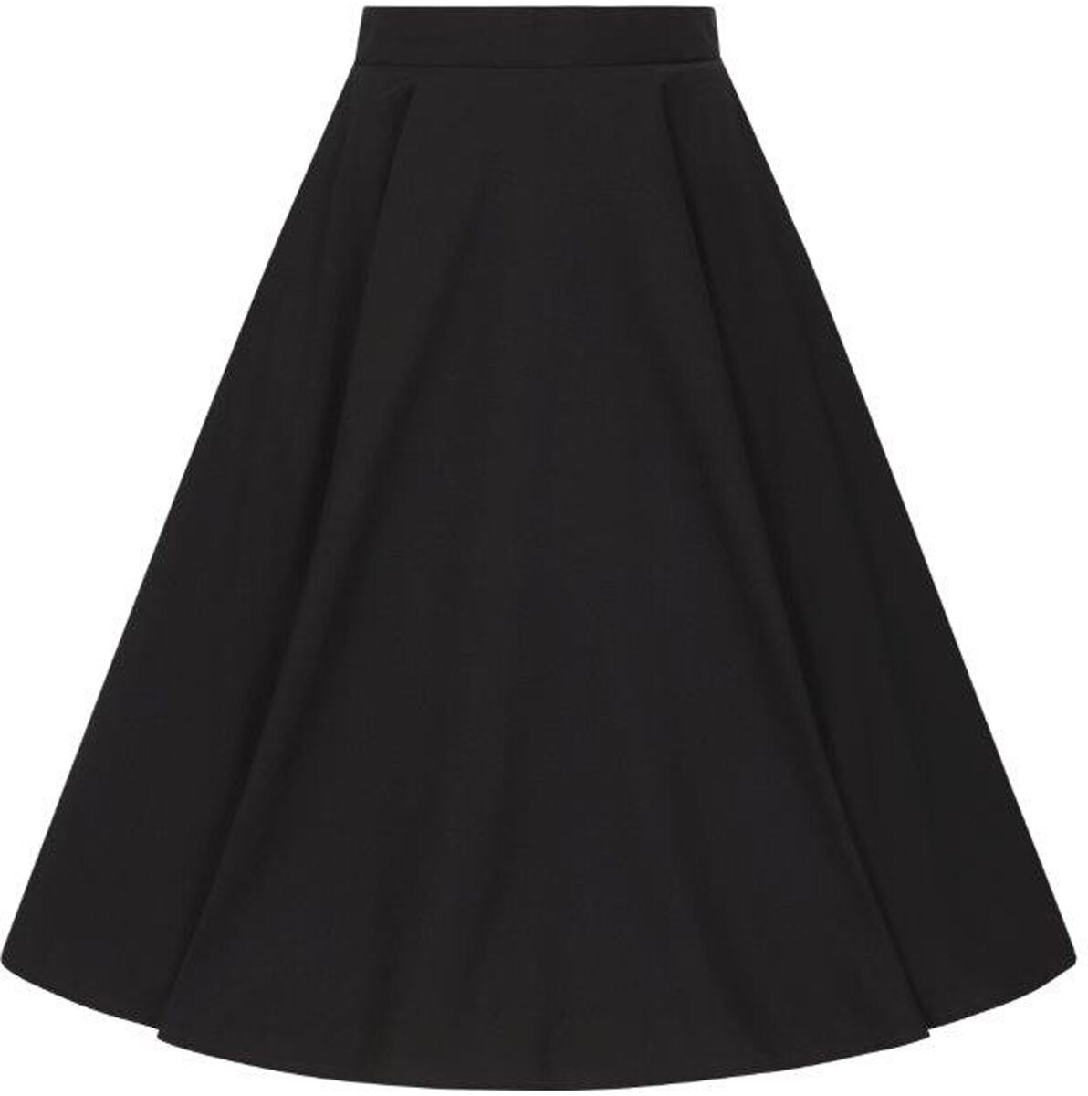 Jupe mi-longue  de Hell Bunny - Hell Bunny - Jupe Années 50 - XS à 4XL - pour Femme - noir - hell bunny