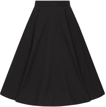 Jupe mi-longue  de Hell Bunny - Hell Bunny - Jupe Années 50 - XS à 4XL - pour Femme - noir - hell bunny
