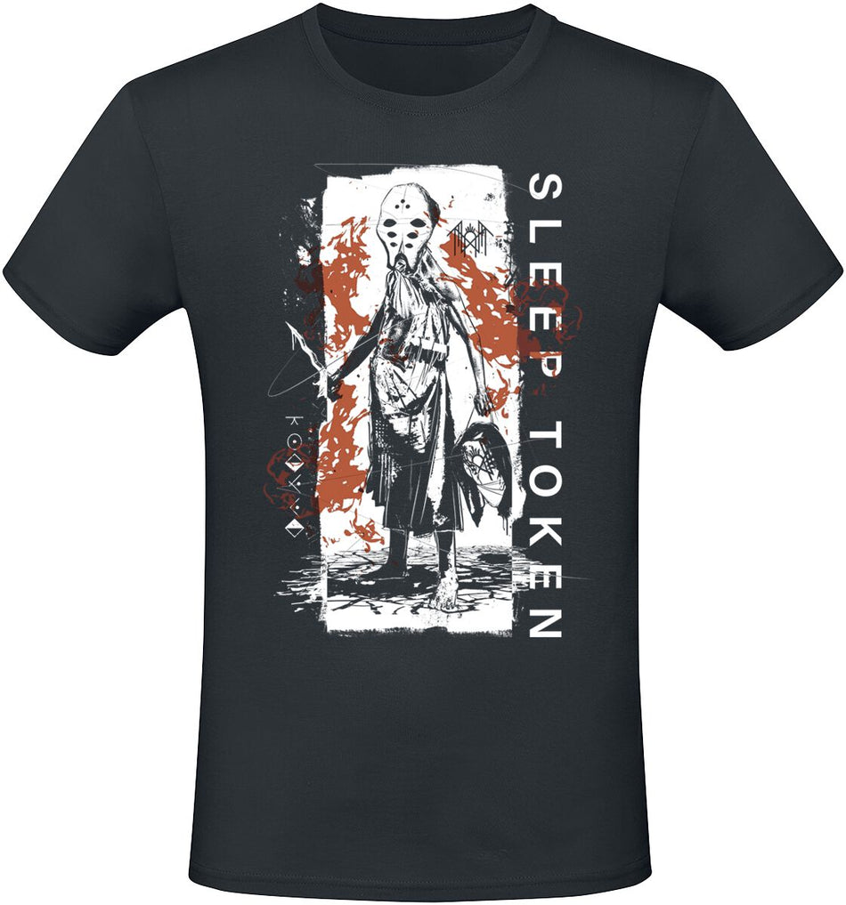 T-Shirt Manches courtes  de Sleep Token - Euclid - M à 3XL - pour Homme - noir - Sleep Token