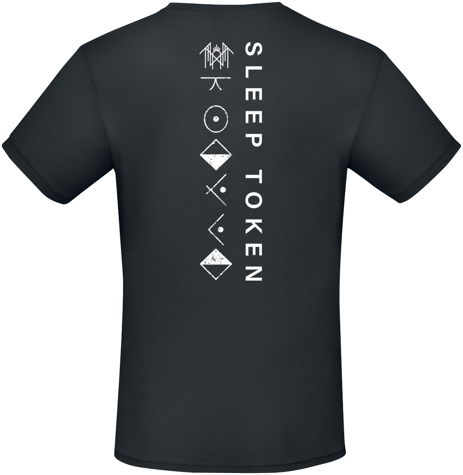 T-Shirt Manches courtes  de Sleep Token - Euclid - M à 3XL - pour Homme - noir - Sleep Token - View 2