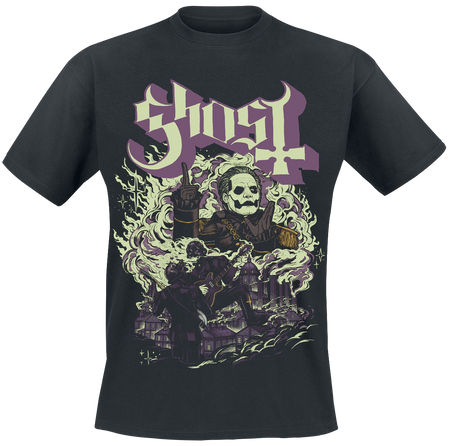 T-Shirt Manches courtes  de Ghost - FOG YK - GITD - S à 4XL - pour Homme - noir - Ghost - View 2
