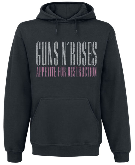 Sweat-shirt à capuche  de Guns N' Roses - Appetite Skull - L à XXL - pour Homme - noir - Guns N' Roses